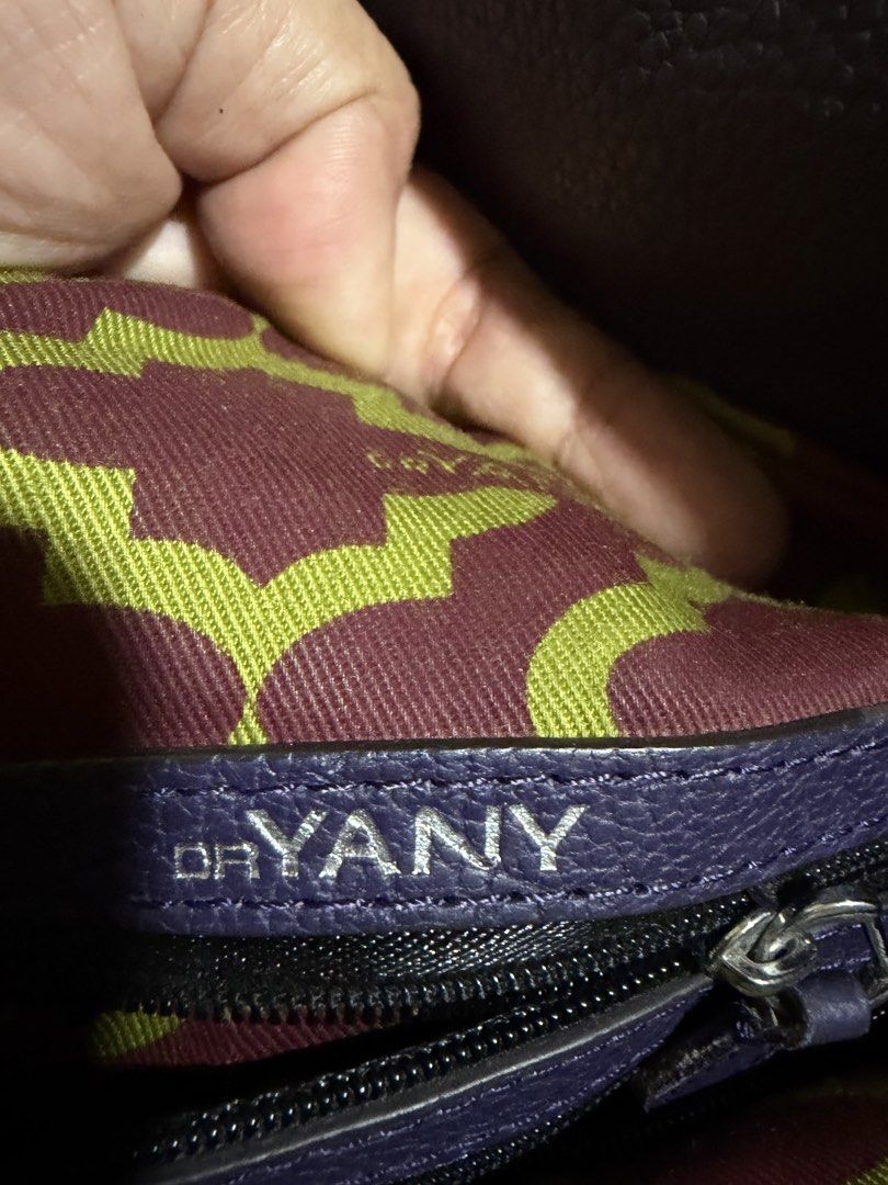 ORYANY Purple Leather Backpack (Category: Backpacks) located in Las Pinas. Submitted by ces0427 (Listing ID 1448281694, Image 3). Description: - Genuine purple leather backpack from ORYANY - Multiple zippered compartments (front and back) - Interior with stylish patterned lining - Adjustable straps for a comfortable fit - Ideal for everyday use and travel - very soft leather.
