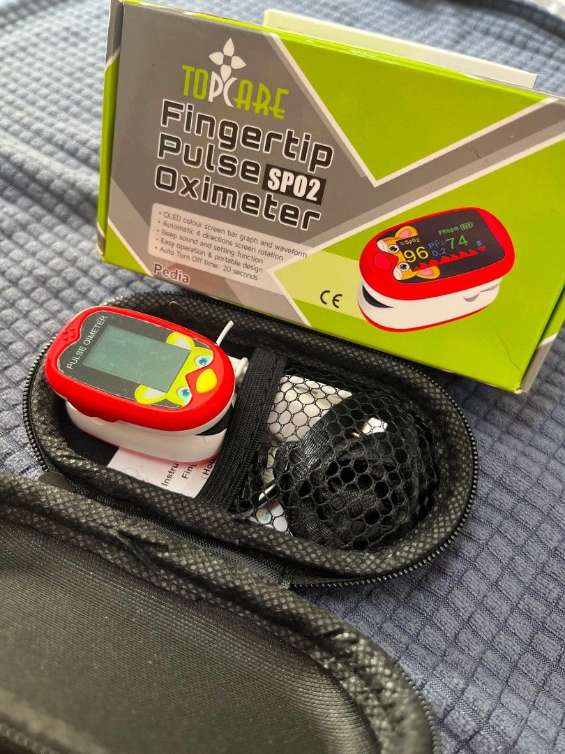 Pediatric pulse oximeter (Category: Other Assistive Aids) located in Manila. Submitted by _lovelyvirgo17 (Listing ID 1448386181, Image 2). Description: onhand brand new same day delivery cop.cod gcash payment accepted.