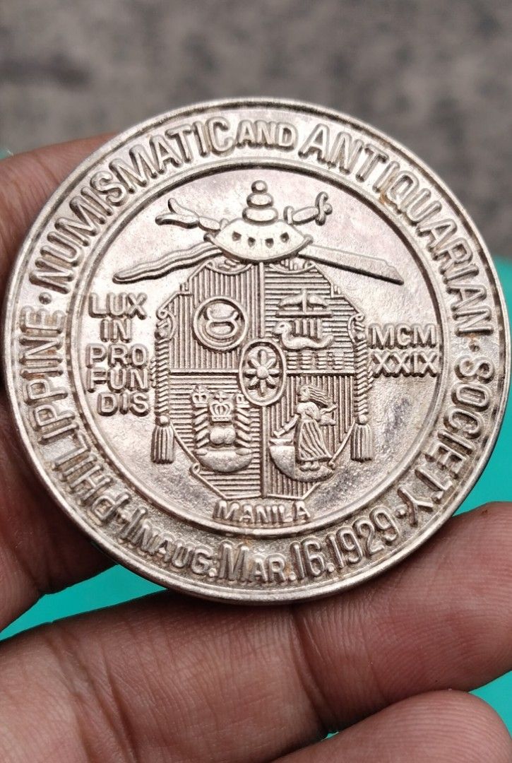 Philippine Centennial PNAS Medal (Category: Currency) located in Manila. Submitted by bjie2700446238 (Listing ID 1448367496, Image 2). Description: Unc cond Scarce Low mintage- 100 pcs only.