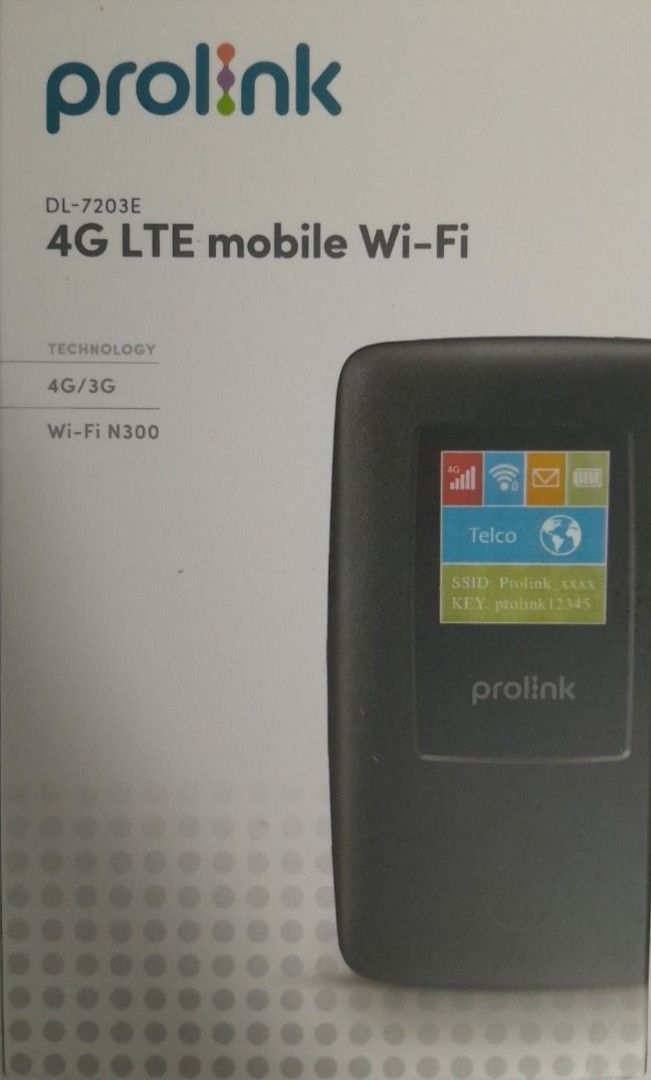 Prolink DL-7203E 4G LTE Mobile Wi-Fi