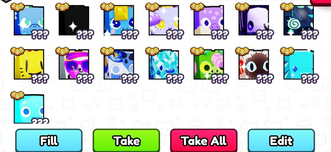 PS99 LOW TIER HUGE FOR SALE (Category: Others) located in Alfonso. Submitted by cosette__ (Listing ID 1448304264, Image 2). Description: - check the pic for the available huge - I only accept GCash or Load only - you will receive the item through mail or trade (trade only if bulk huges).