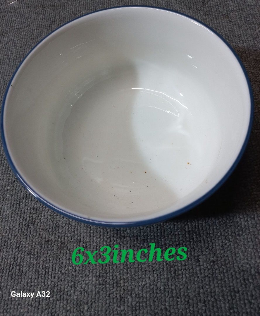 Ramen bowls (Category: Other Kitchenware & Tableware) located in Quezon City. Submitted by sabadojuliet25680 (Listing ID 1448350768, Image 1). Description: ramen bowls all goods no issue assorted ceramics and stoneware bowls 200/3pcs.