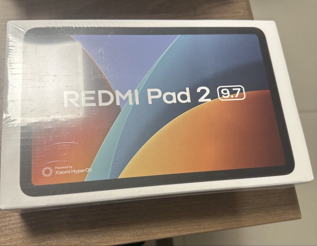 Redmi Pad 2 9.7" Tablet (Category: Android) located in Manila. Submitted by msjds08 (Listing ID 1448305801, Image 1). Description: - Brand New Redmi Pad 2 - Unopened and Sealed - 9.7-inch Display - Powered by Xiaomi HyperOS - Ideal for Entertainment & Productivity.