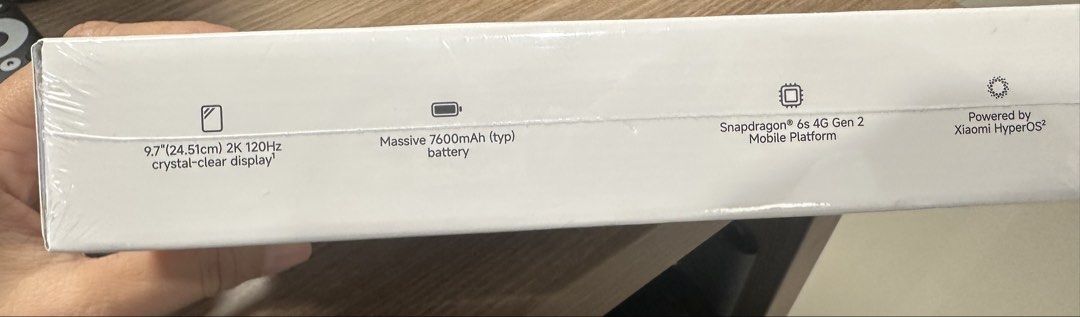 Redmi Pad 2 9.7" Tablet (Category: Android) located in Manila. Submitted by msjds08 (Listing ID 1448305801, Image 3). Description: - Brand New Redmi Pad 2 - Unopened and Sealed - 9.7-inch Display - Powered by Xiaomi HyperOS - Ideal for Entertainment & Productivity.
