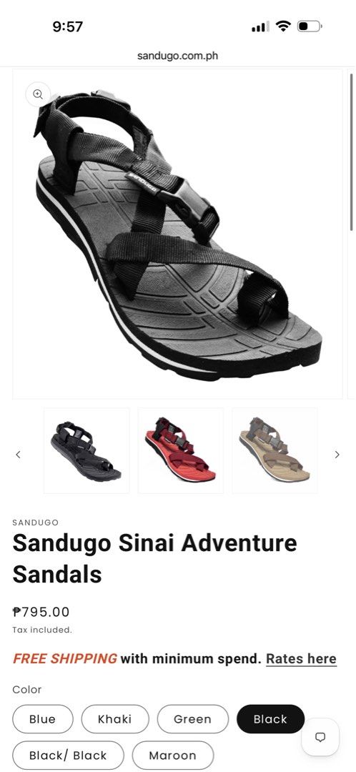 SANDUGO Sinai Adventure Sandals (Category: Sandals) located in Manila. Submitted by myrwntnmpy (Listing ID 1448426148, Image 2). Description: Good as new Used only once Still in excellent condition.