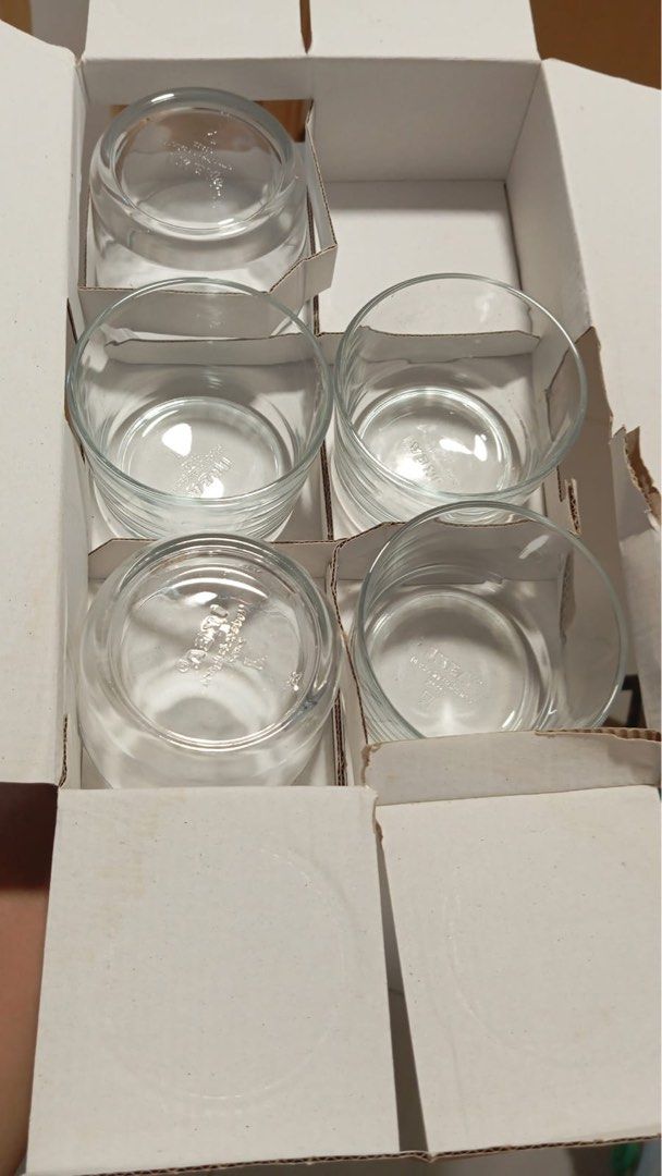 Set of 5 IKEA Glass Jars with Lids