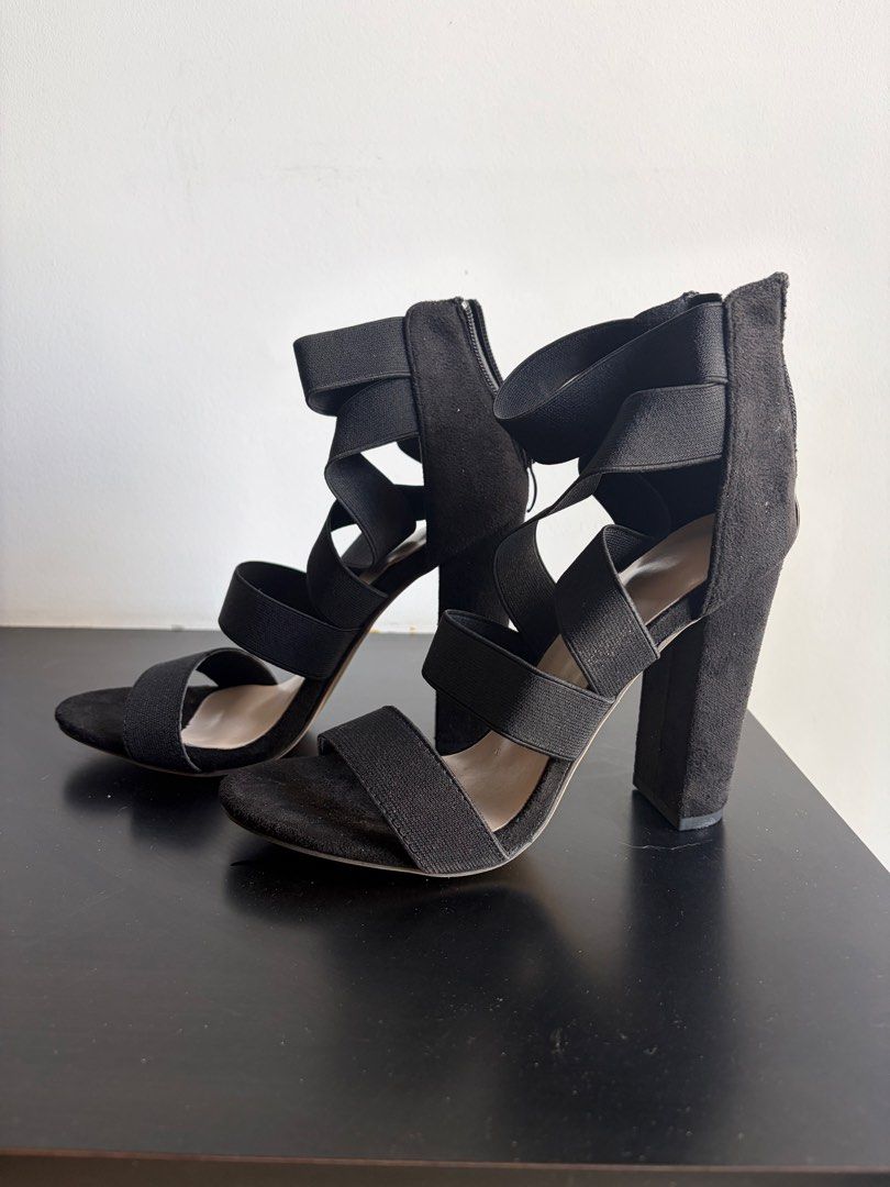 Strappy Heels with Zip (Category: Heels) located in Kuala Lumpur. Submitted by _calaverababe (Listing ID 1448345096, Image 3). Description: Bought but never worn out Only wear at home to try on with clothes.