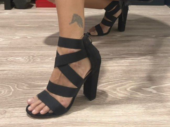 Strappy Heels with Zip (Category: Heels) located in Kuala Lumpur. Submitted by _calaverababe (Listing ID 1448345096, Image 1). Description: Bought but never worn out Only wear at home to try on with clothes.