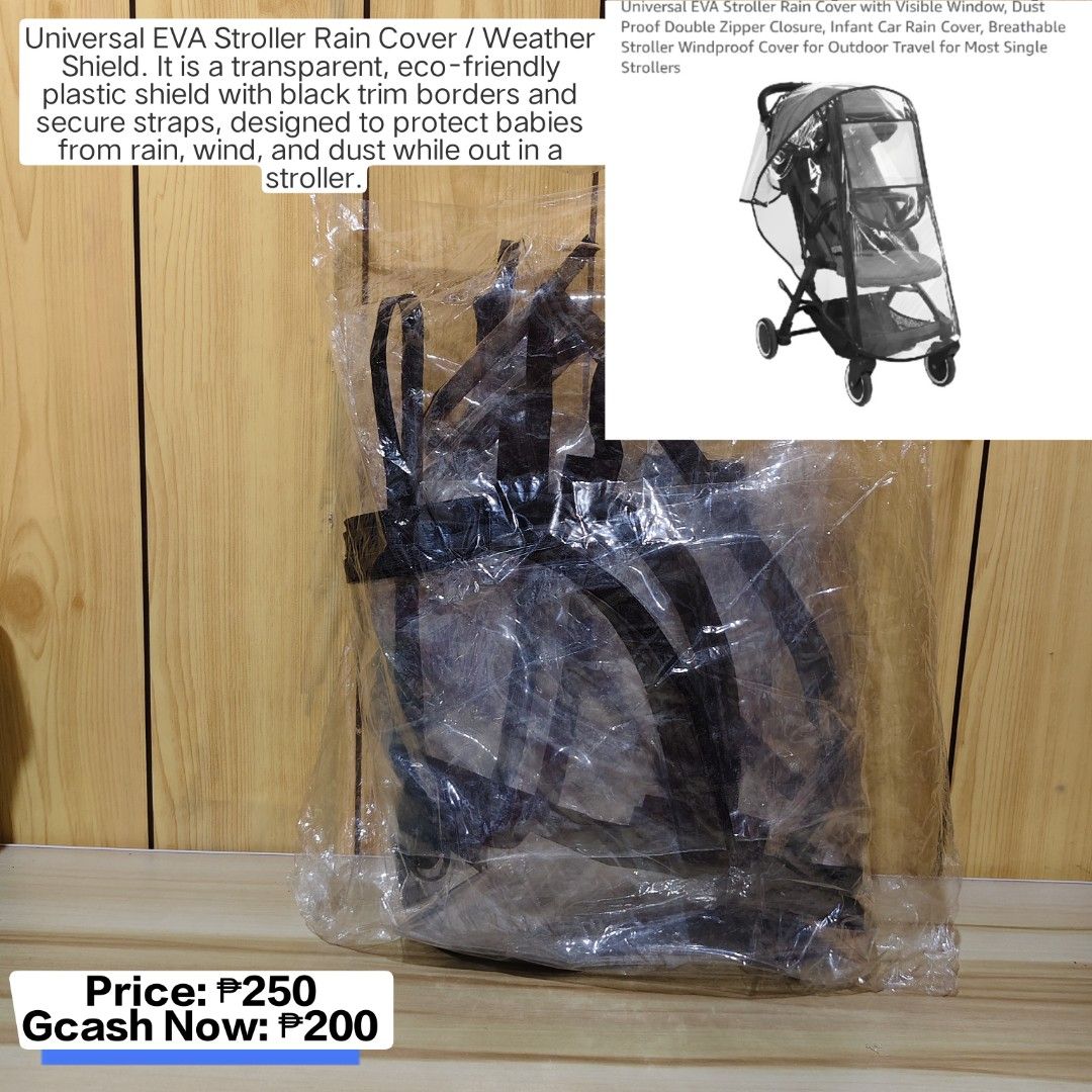 Stroller Rain Cover (Category: Strollers) located in Baguio. Submitted by Jzys_Apparels (Listing ID 1448406621, Image 1). Description: .