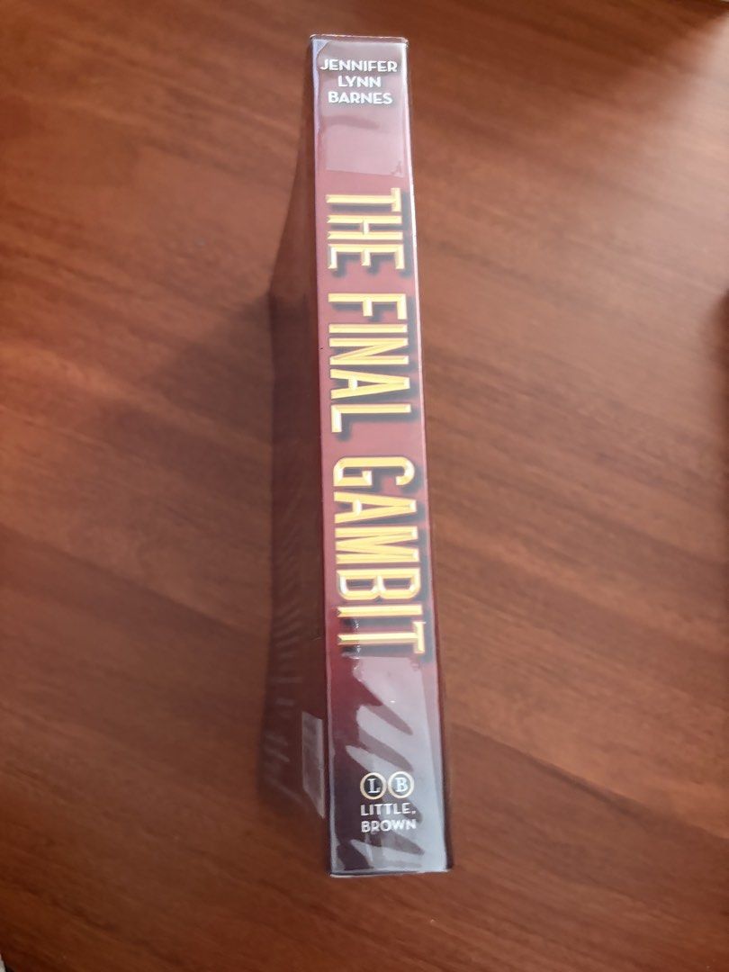 The Final Gambit by Jennifer Lynn Barnes - Inheritance Games (Category: Storybooks) located in San Juan City. Submitted by kn.mantaring (Listing ID 1448362706, Image 3). Description: Bought from Fully Booked for ~650 With free plastic cover Details - The Final Gambit, Book 3 of The Inheritance Games series. - Winner Takes All. - Third book in the New York Times bestselling series. - Features family secrets, illicit romance, and a high-stakes trea