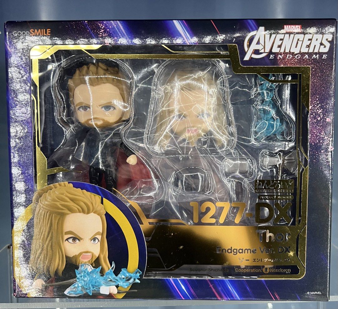 Thor Nendoroid 1277-DX bib (Category: Figurines & Statues) located in Makati City. Submitted by aa747b34f957036336ed66e748bbff (Listing ID 1448426498, Image 1). Description: - Nendoroid Thor figure - Avengers Endgame DX Version - Figure Number: 1277-DX - Comes with accessories and alternate parts - Perfect for Marvel collectors.