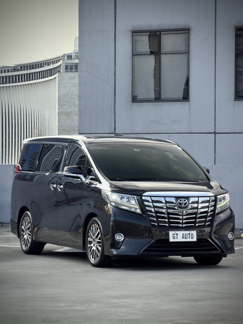 Toyota Alphard 3.5 G (A) (Category: Used Cars) located in Pasig City. Submitted by gtautoph (Listing ID 1448330558, Image 2). Description: ⬛️🟥🟨 FOR SALE 🟨🟥⬛️ 2018 Toyota Alphard 7-Seater 3.5-liter V6 8-speed Automatic 48k Kilometers ONLY Leather Interior Dual Sunroof Power-Adjustable Captain Seats Ottoman Leg Rests Dual Power Sliding Doors Power Liftgate Plate # Ending: 0 📩 DM for further assistance 📍 Location: Ortigas, Pasig ☎️ 0917-818-80
