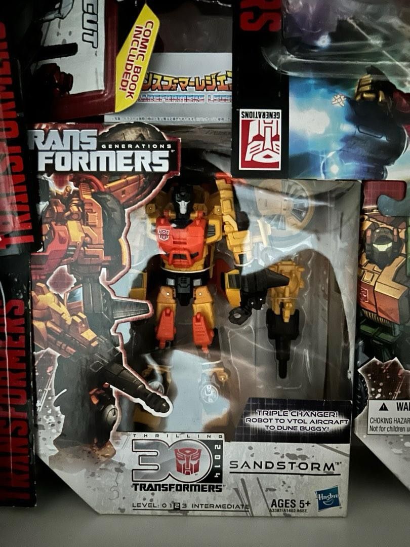 Transformers Generations (Category: Toys & Games) located in Shah Alam. Submitted by radzihijaz (Listing ID 1448350763, Image 3). Description: WTS 3 1) Transformers SXS Hot flame IDW Rodimus BIB, Rm250 2) Transformers Generation 30th Anniversary Roadbuster BIB, Rm150 3) Transformers Generation 30th Anniversary Springer BIB, Rm150 4) Transformers Generation 30th Anniversary Sandstorm BIB, Rm150 Whassap 0 17678 9824 COD Subang Bistari Shah Alam Tha
