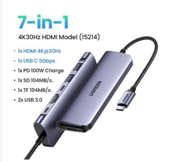 UGREEN USB C Hub 7 IN 1