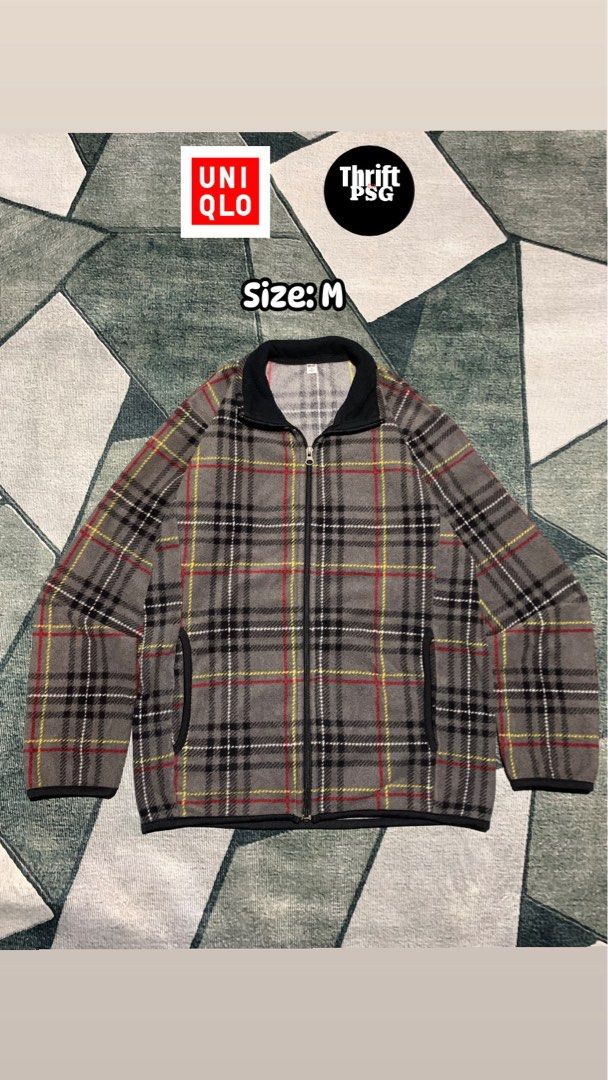 Uniqlo Plaid Fleece Zip-Up Jacket (Category: Coats, Jackets and Outerwear) located in Manila. Submitted by angkol.orc23 (Listing ID 1448376396, Image 1). Description: .