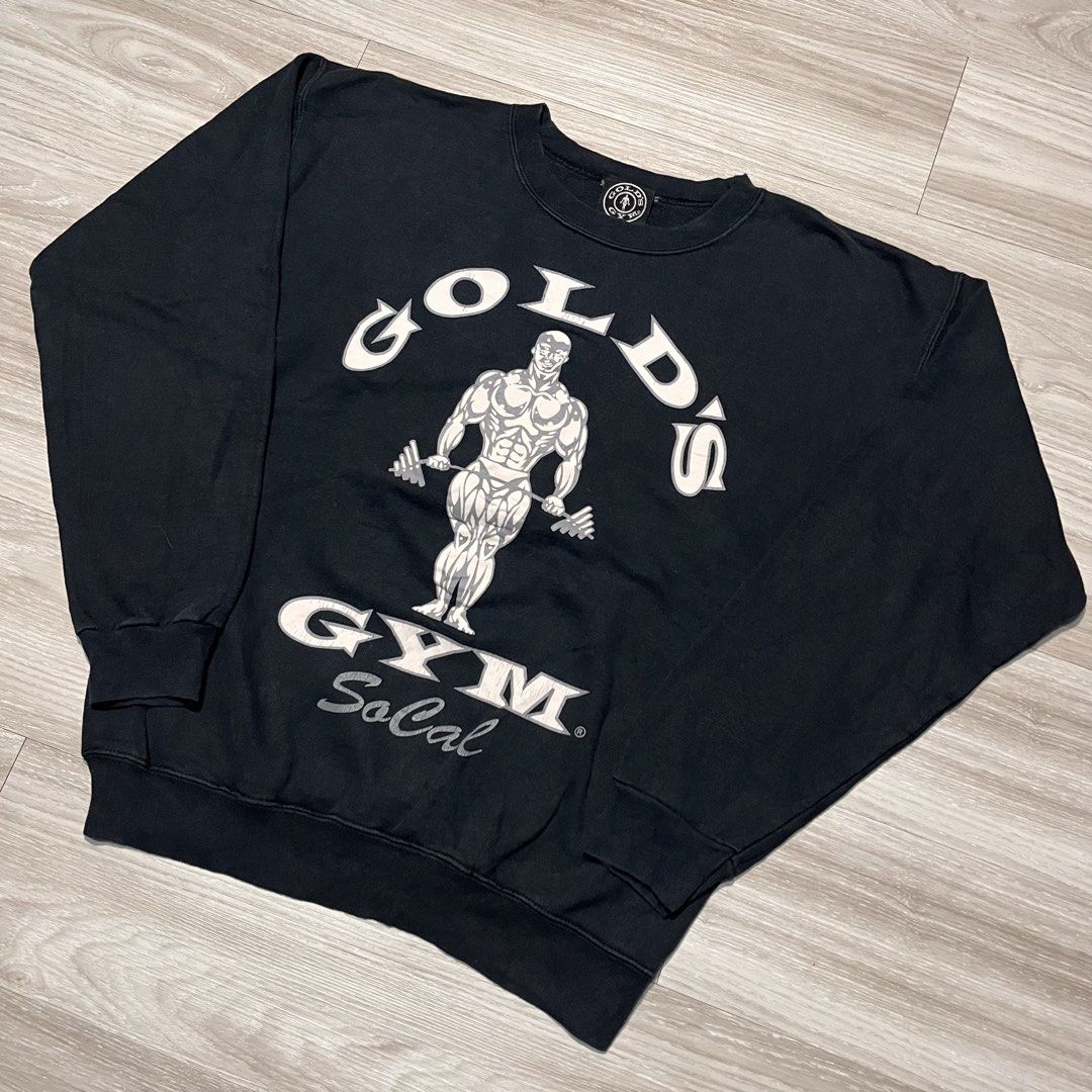Vintage Goldys Gym Sweatshirt (Category: Hoodies) located in Cavite. Submitted by latteroption (Listing ID 1448479064, Image 2). Description: Vintage Goldys Gym Sweatshirt Issue: hairlines Condition: 9/10 Size: M Length x Width: 24x21.