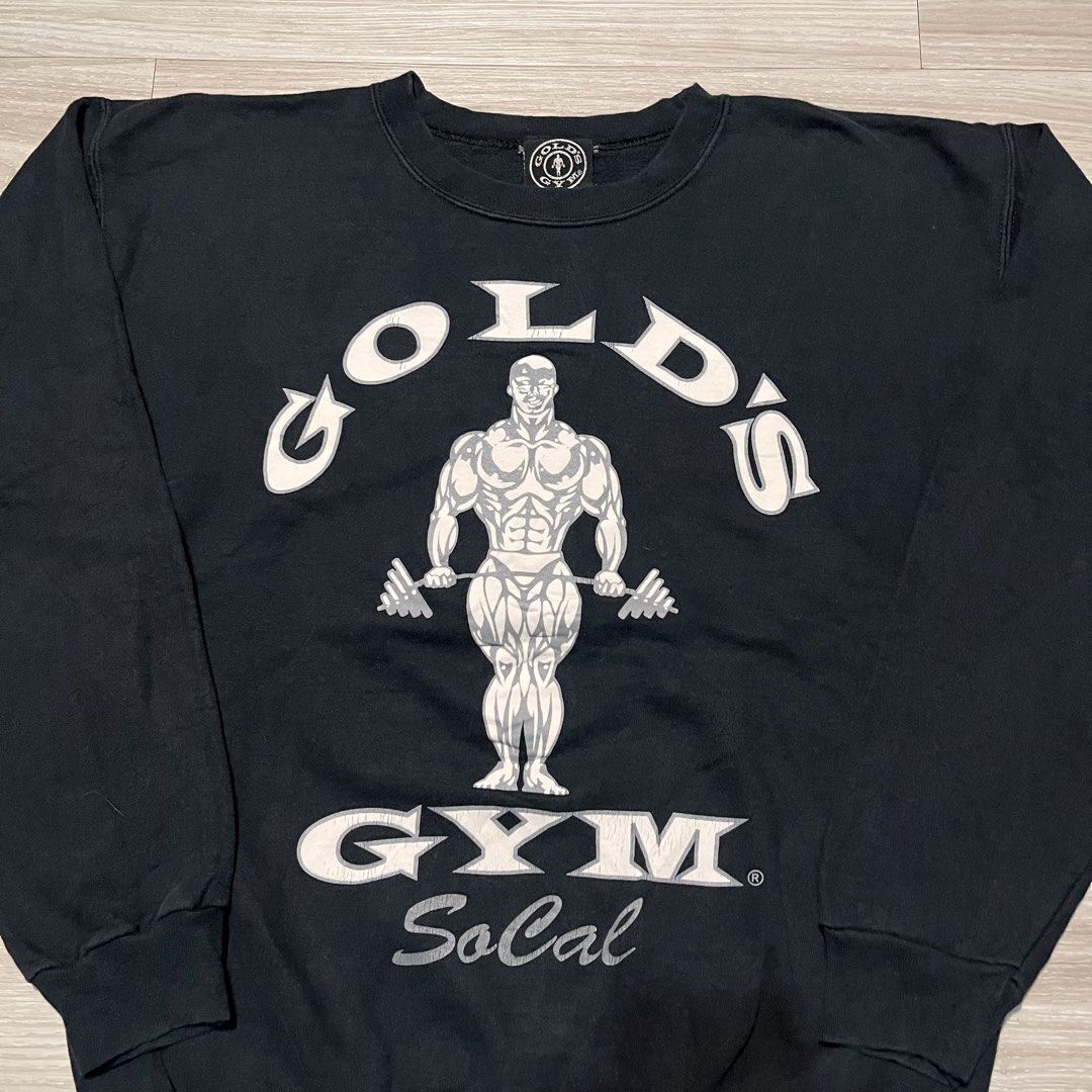 Vintage Goldys Gym Sweatshirt (Category: Hoodies) located in Cavite. Submitted by latteroption (Listing ID 1448479064, Image 3). Description: Vintage Goldys Gym Sweatshirt Issue: hairlines Condition: 9/10 Size: M Length x Width: 24x21.