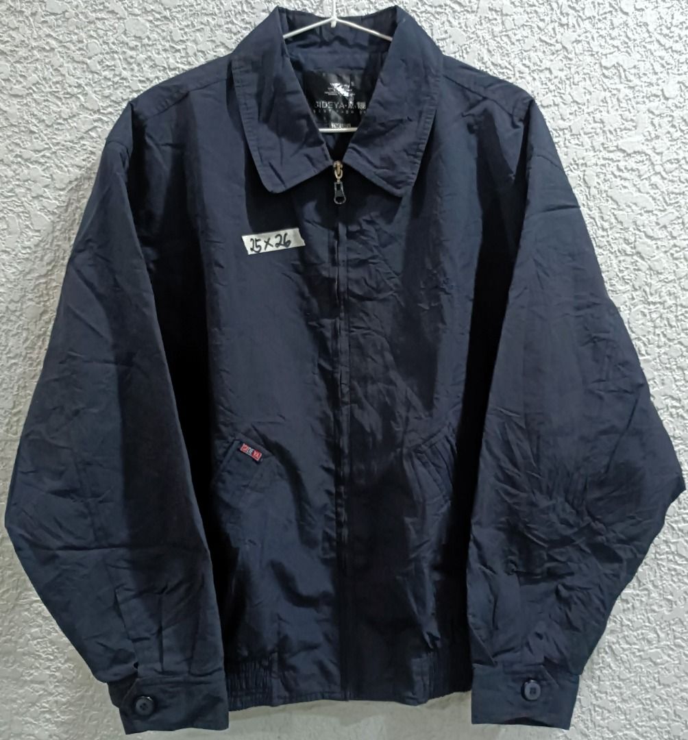 VINTAGE SIDEYA WORKWEAR STYLE HARRINGTON JACKET (Category: Coats, Jackets and Outerwear) located in Calamba. Submitted by roots.online (Listing ID 1448458888, Image 1). Description: Details: Fits XL to 2XL since it is boxy. Dimes: 25W x 26L Color: Navy Blue Condition: Excellent, no issue Please manage your expectation, item being sold is preloved and not brand new unless stated otherwise. Major and minor issues will be declared. Signs of usage an