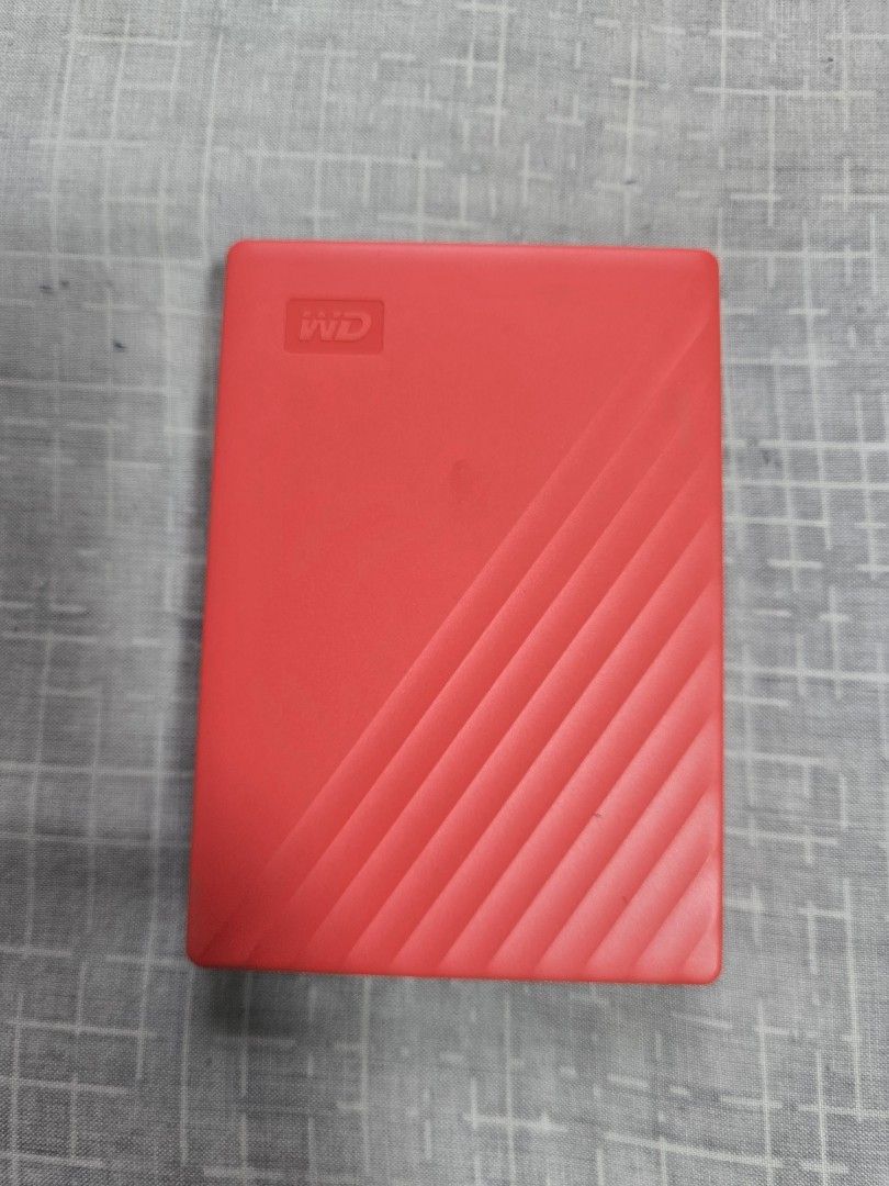 WD My Passport 5TB Red External Hard Drive