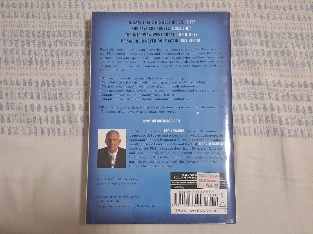 What every body is saying (Category: Textbooks) located in Calamba. Submitted by gwen___ (Listing ID 1448440660, Image 2). Description: 📚 Preloved Book – Well Maintained Read this book and send your nonverbal intelligence soaring. Joe Navarro, a former FBI counterintelligence officer and a recognized expert on nonverbal behavior, explains how to "speed-read" people: decode sentiments and behaviors, avoid hidden pitfalls, and look for deceptive b
