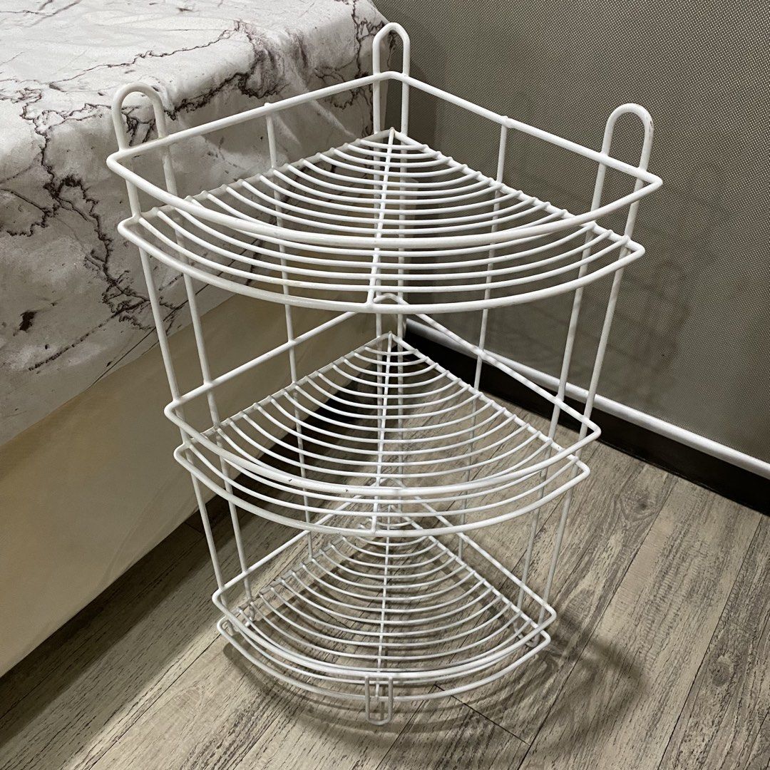 White Metal Wired Bathroom Rack (Category: Storage Boxes & Baskets) located in Ilagan. Submitted by sheadomingo (Listing ID 1448434435, Image 1). Description: .