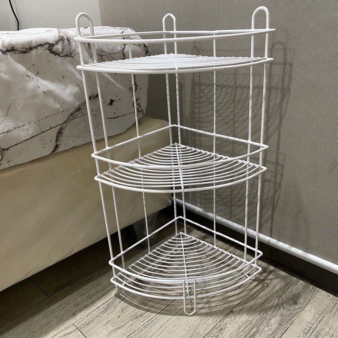 White Metal Wired Bathroom Rack (Category: Storage Boxes & Baskets) located in Ilagan. Submitted by sheadomingo (Listing ID 1448434435, Image 3). Description: .