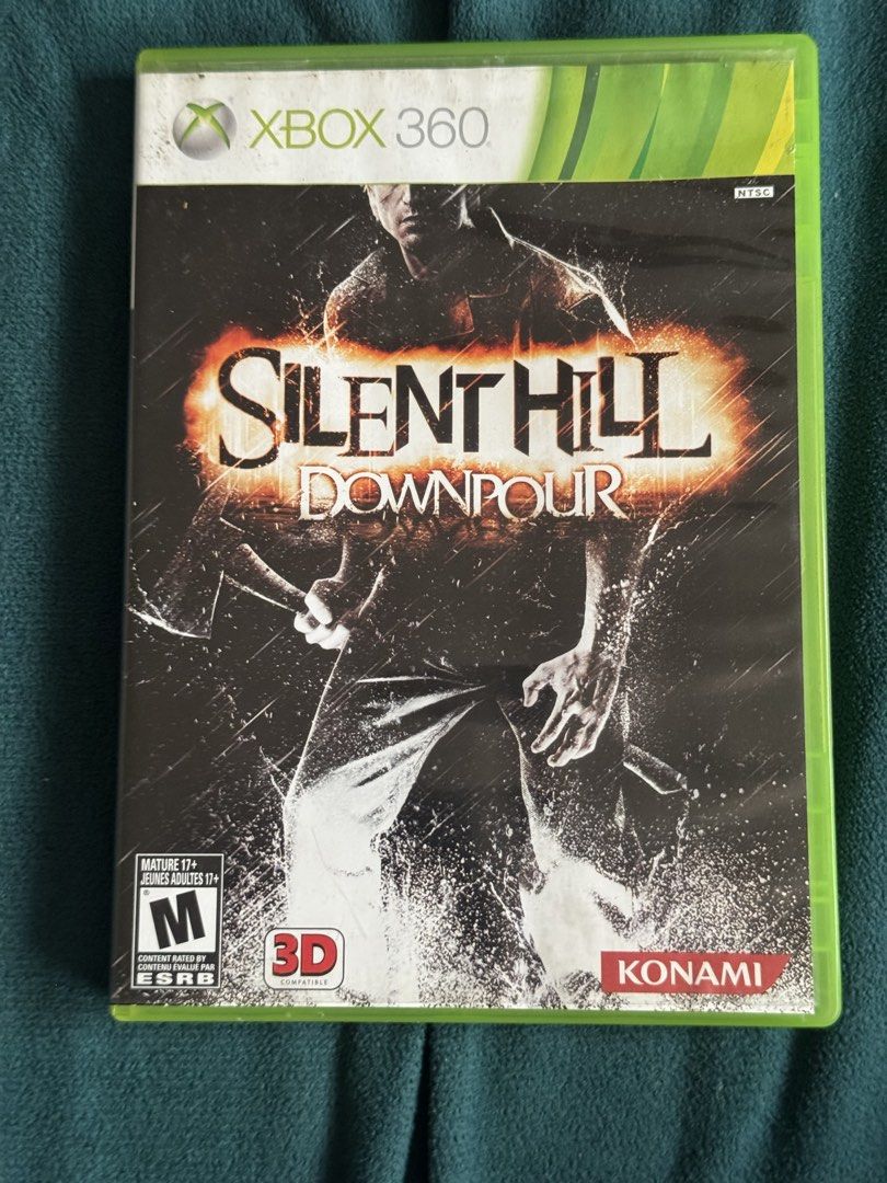 Xbox 360 Silent Hill Downpour Konami Game (Category: Xbox) located in Manila. Submitted by the_gamefather (Listing ID 1448365440, Image 1). Description: Silenthill downpour for the xbox 360 (ntsc region) CIB Price: 2500 php Information: Tested working Ntsc region 8/10 disc W/manuals Rfs: Finished playing Loc: sampaloc, manila Mop:gcash,gotyme Mos: lalamove,lbc,jnt .