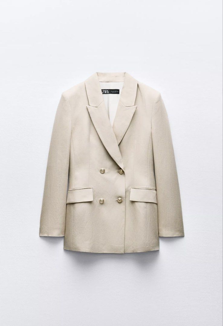 Zara Blazer and Trousers coords (Category: Sets or Coordinates) located in Mandaluyong City. Submitted by cartmyitems (Listing ID 1448318510, Image 1). Description: Pants altered to fit a size S-semi M Used 3X .