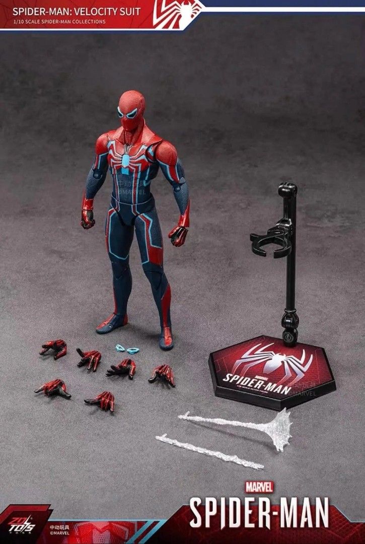 ZD TOYS SPIDERVERSE FIGURES (Category: Figurines & Statues) located in Liloan. Submitted by angelyneroberts_171329 (Listing ID 1448325706, Image 1). Description: FOR SALE ZD TOYS SPIDERVERSE FIGURES DESCRIPTION : - 1/10 scale - SCARLET SPIDER SUIT - SPIDER-PUNK SUIT - IRON SPIDER SUIT - ADVANCED SUIT - VELOCITY SUIT - ANTI-OCK SUIT - MILES MORALES SUIT - 2099 SPIDER SUIT - articulated - plastic materials CONDITION : - 10/10, BRAND NEW - SEALED - 
