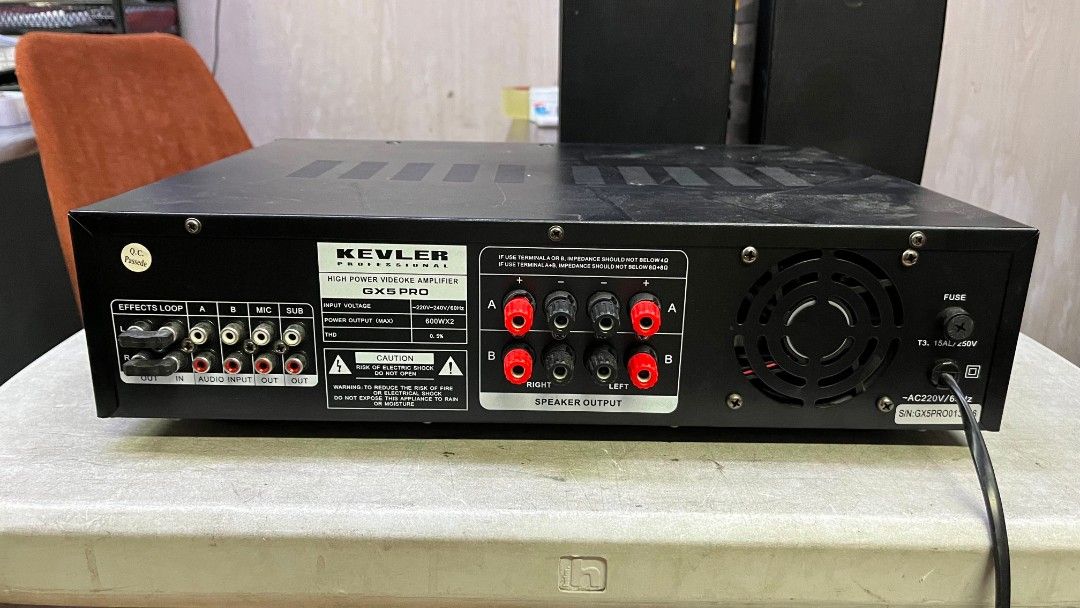 1 Set (1 Amplifier and 2 Speakers) (Category: Soundbars, Speakers & Amplifiers) located in Quezon City. Submitted by janna_a (Listing ID 1448550018, Image 3). Description: .