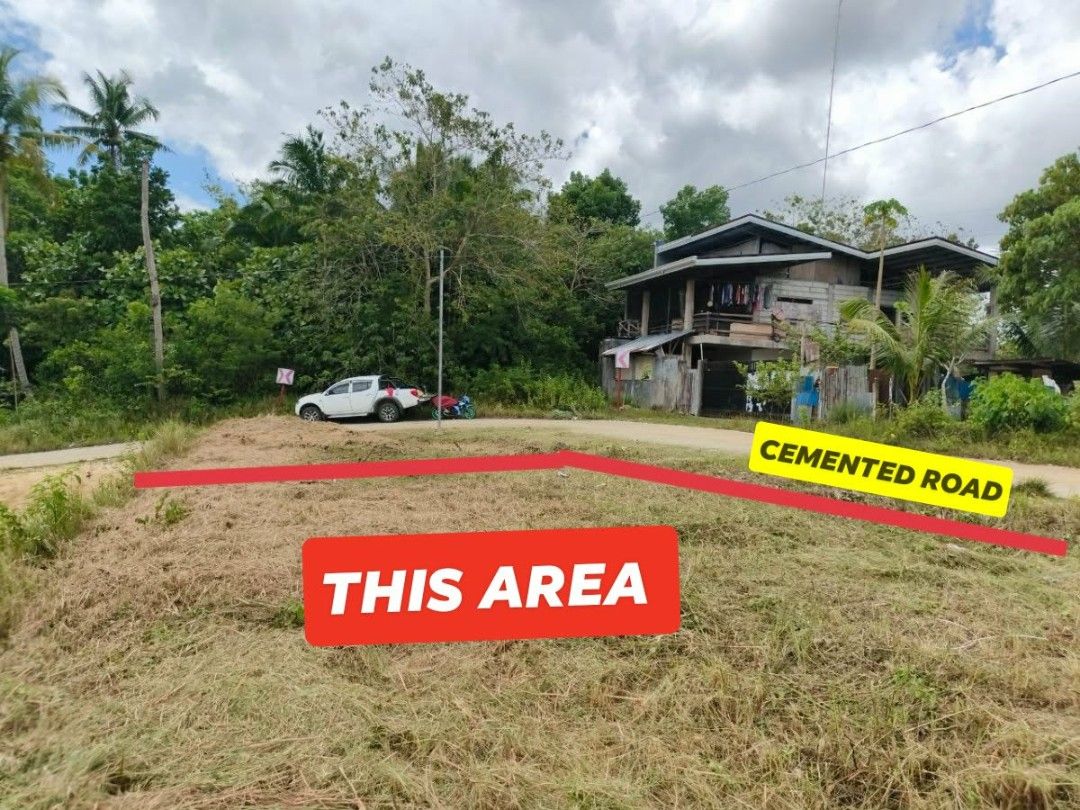 1st Lot from Barangay road (Category: Lot) located in Tagbilaran City. Submitted by jahrafael (Listing ID 1448641081, Image 2). Description: Im selling my property im the owner Only 1 signatory Location: purok 1, Lourdes, Cortes, Tagbilaran city, Bohol Lot area 75sqm. Ready for titling ✅ Boundary from the City ✅ All taxes shouldered by me. ✅ Walking distance from school ✅ Walking distance from Barangay hall ✅ Walking distance from covered court.