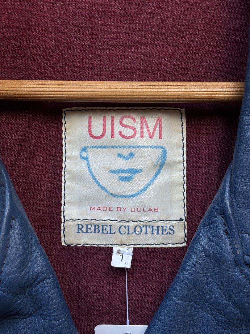 2008 Undercoverism UISM Blue Leather Double Riders Jacket (Category: Coats, Jackets and Outerwear) located in Paranaque City. Submitted by grailonious (Listing ID 1448549174, Image 3). Description: Undercover by Jun Takahashi UISM “Aviakit” Leather Biker Jacket in Blue. “We Make Noise Not Clothes” is written on the left side chest, but it’s faded already. Price is set competitively with Grailed selling prices. Negotiable still. - Very supple cowh