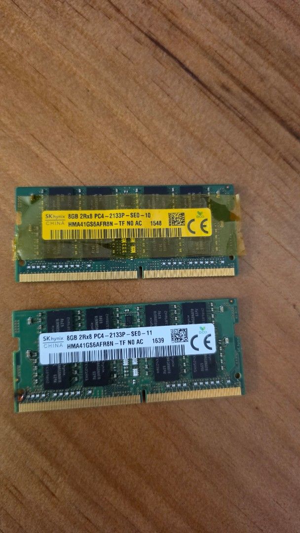 2x 8GB DDR4 RAM Modules504298210937415680