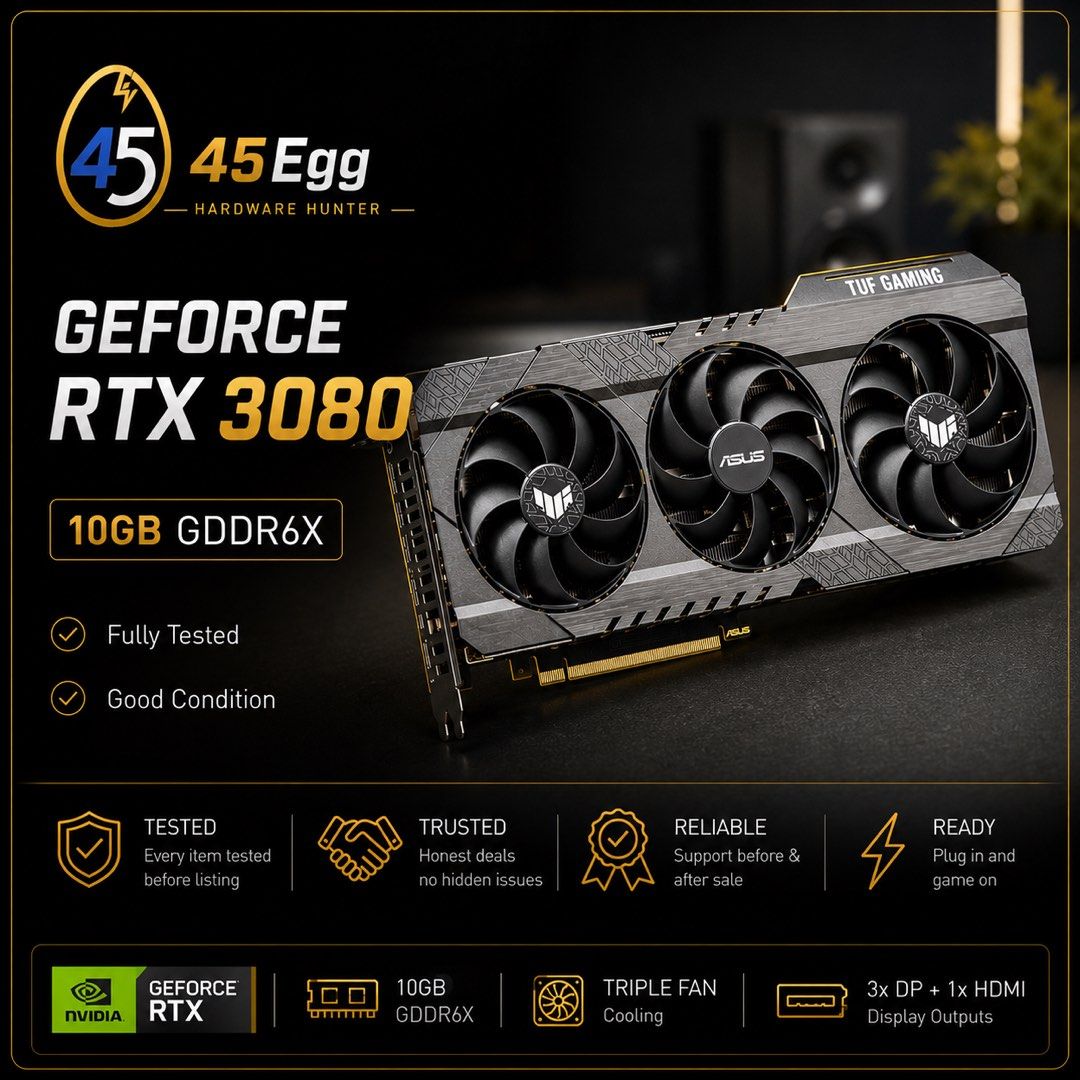 Asus TUF RTX 3080 10GB GPU