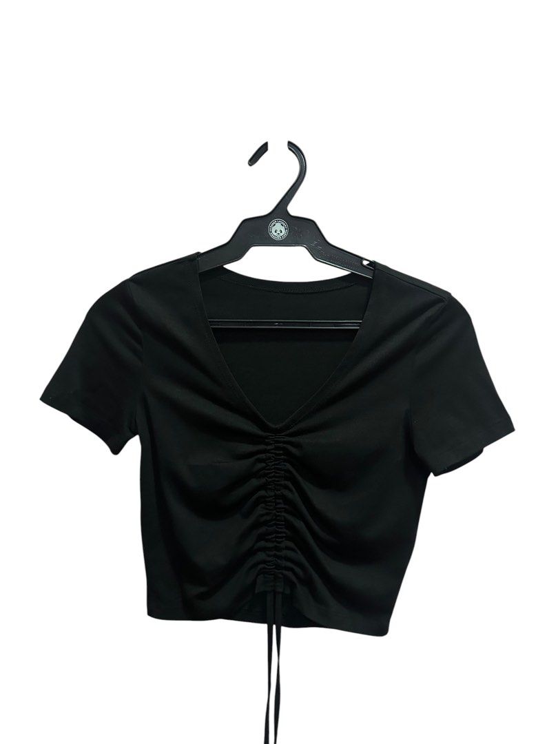 Black Drawstring Top (Category: Blouses) located in Cabanatuan. Submitted by sabbbiee (Listing ID 1448646045, Image 1). Description: 🌷 Decluttering my closet! Selling my pre-loved clothes that are still in great condition. Affordable prices, well-loved, and located in Cabanatuan City. Shipping fee is shouldered by the buyer. Feel free to message me for more details! 💕.