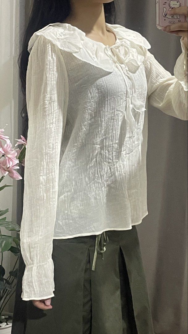 Blouse (Kategori: Atasan) berada di Sumedang. Dikirim oleh lovedbynis12 (ID iklan 1448609774, Gambar 3). Deskripsi: .