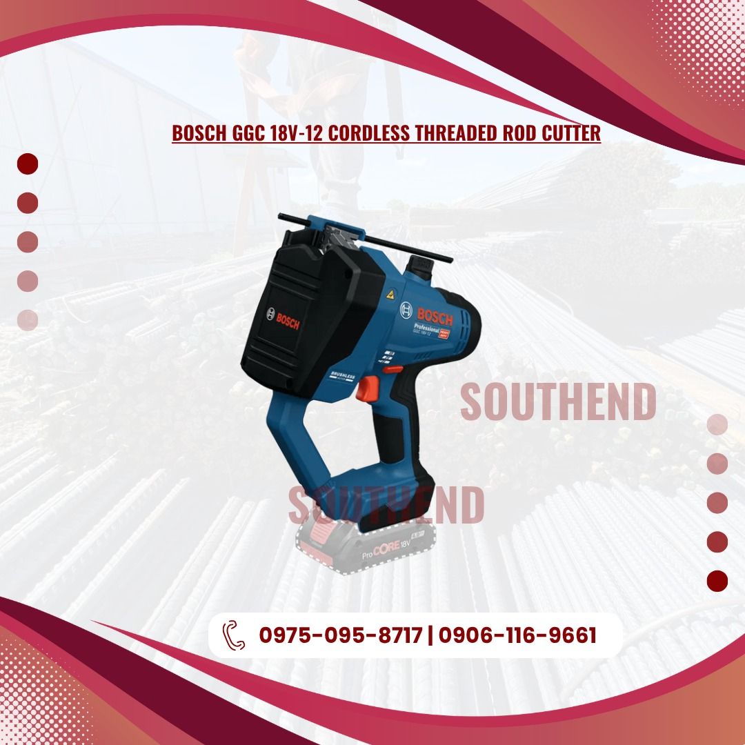BOSCH GGC 18V-12 CORDLESS THREADED ROD CUTTER (Category: Everything Else Others) located in Caloocan City. Submitted by jepoy_southendconstruction (Listing ID 1448536538, Image 1). Description: 𝕆ℕ 𝕊𝕋𝕆ℂ𝕂 – ℍ𝕚𝕘𝕙-ℚ𝕦𝕒𝕝𝕚𝕥𝕪 𝕀𝕟𝕕𝕦𝕤𝕥𝕣𝕚𝕒𝕝 & ℂ𝕠𝕟𝕤𝕥𝕣𝕦𝕔𝕥𝕚𝕠𝕟 𝕄𝕒𝕥𝕖𝕣𝕚𝕒𝕝𝕤 𝕃𝕠𝕠𝕜𝕚𝕟𝕘 𝕗𝕠𝕣 𝕢𝕦𝕒𝕝𝕚𝕥𝕪 𝕔𝕠𝕟𝕤𝕥𝕣𝕦𝕔𝕥𝕚𝕠𝕟 𝕒𝕟𝕕 𝕙𝕒𝕣𝕕𝕨𝕒𝕣𝕖 𝕞𝕒𝕥𝕖𝕣𝕚𝕒𝕝𝕤? 𝕎𝕖 𝕤𝕦𝕡𝕡𝕝𝕪 𝕒 𝕨𝕚𝕕𝕖 𝕣𝕒𝕟𝕘𝕖 𝕠𝕗 
