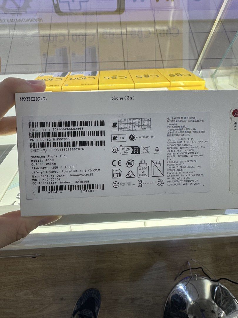 BRAND NEW NOTHING 3A 12+256 (Category: Other Gadgets) located in Kuala Lumpur. Submitted by kvong1993 (Listing ID 1448613781, Image 2). Description: BRAND NEW .