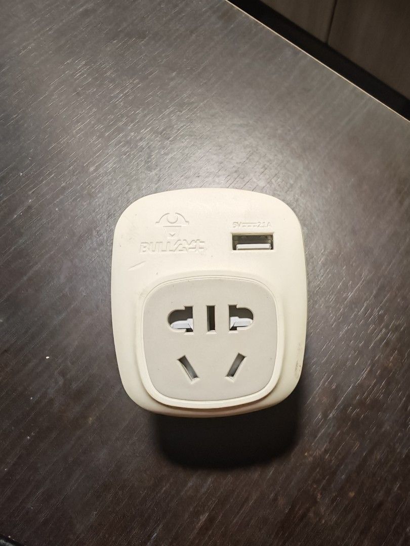 Bull Travel Adapter with USB port