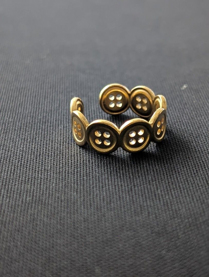 Button Design Adjustable Ring (Category: Rings) located in Singapore. Submitted by hana08 (Listing ID 1448537634, Image 3). Description: @$7.00 + $3.00 (postage) Adjustable ring ITEM SOLD NOT EXCHANGEABLE AND NON REFUNDABLE..
