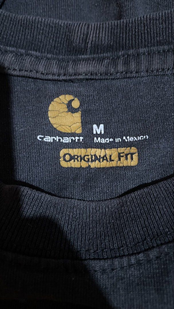 Carhartt script (Category: Tshirts & Polo Shirts ) located in Iligan City. Submitted by farrisal (Listing ID 1448528708, Image 2). Description: Med on tag Color rate 8.5/10 Very good condition No issue.