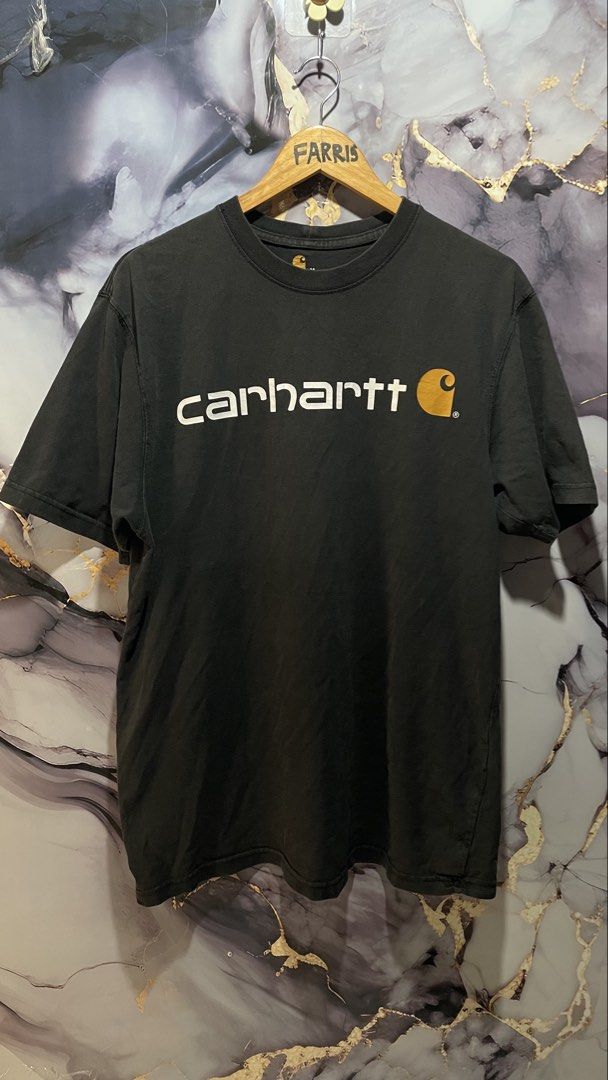 Carhartt script (Category: Tshirts & Polo Shirts ) located in Iligan City. Submitted by farrisal (Listing ID 1448528708, Image 1). Description: Med on tag Color rate 8.5/10 Very good condition No issue.