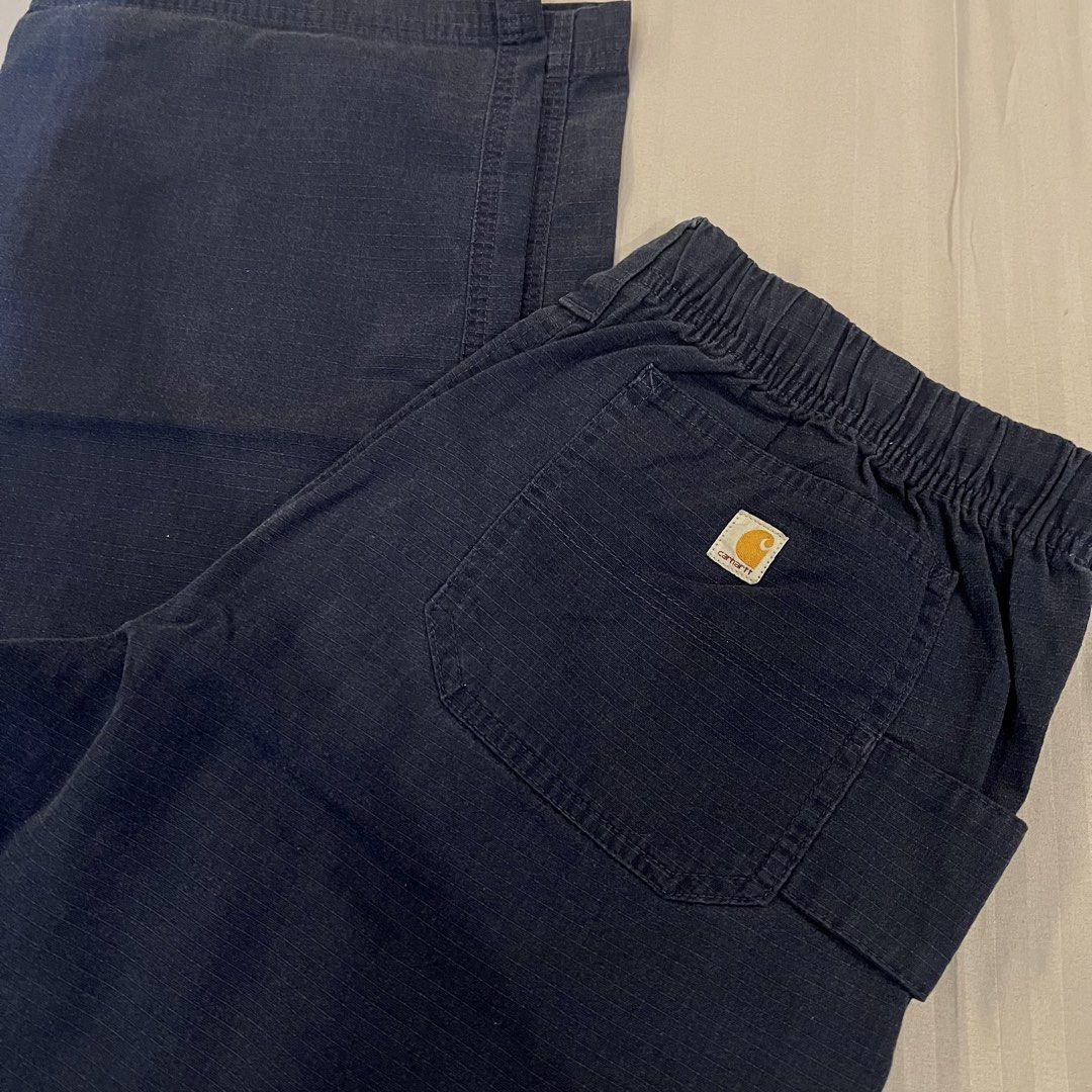 Carhartt WIP Flint pants - Navy Blue (Category: Jeans) located in Las Pinas. Submitted by eiiyaa (Listing ID 1448634048, Image 2). Description: Waist : 30 Length : 38 Hip: 35 Negotiable if sure buyer 👍.