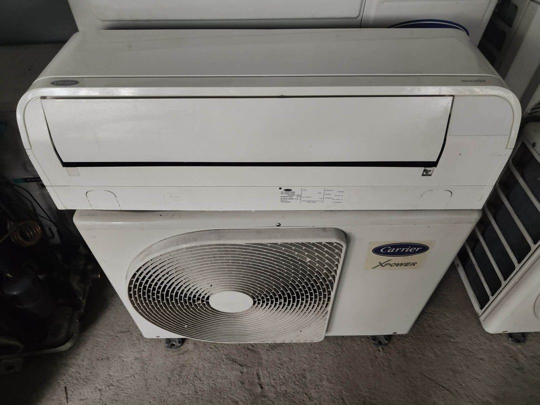 Carrier 2HP XPower Inverter Split type Aircon (Category: Air Conditioning and Heating) located in Manila. Submitted by marquezpa52205 (Listing ID 1448602245, Image 1). Description: - Carrier XPower Inverter Air Conditioner (Complete Set) - Includes both Indoor and Outdoor Units - Both units are white - Outdoor unit features the Carrier XPower logo - Unit has been used, sold as is - Feel free to ask any questions!.