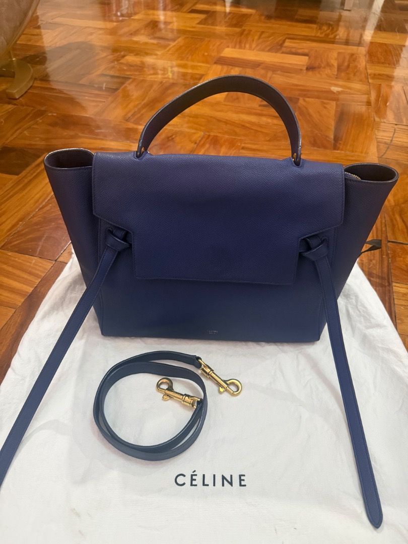 Celine Mini Belt Shoulder Bag (Category: Luxury Bags & Wallets) located in Quezon City. Submitted by bianxcloset (Listing ID 1447917967, Image 1). Description: Celine mini belt shoulder bag.