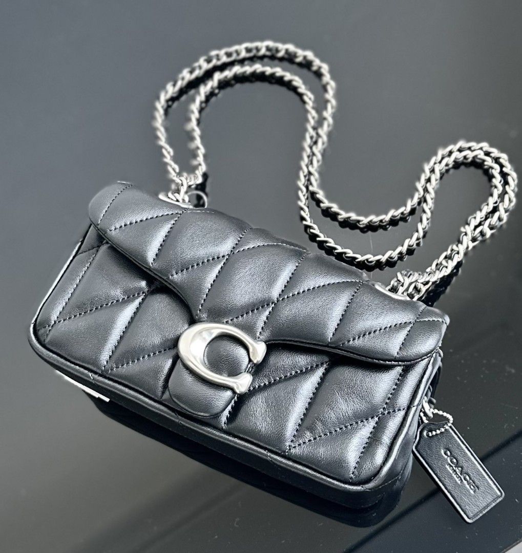 Coach quilted tabby 26 (Category: Shoulder Bags) located in Kluang. Submitted by femme_2121 (Listing ID 1448496219, Image 1). Description: Welcome to Femme 21! 🍀 Registered SSM company 🍀 original items directly fron manufacturer 🍀 come with original packaging, dustbag and paperbag 🍀 all real pics 🍀 ships in 14days 🍀 Measurements: 26/14/8cm 🪄Buying notes 📍Might occur minor flaw issues.Encourage to buy from store if you need perfect items. 