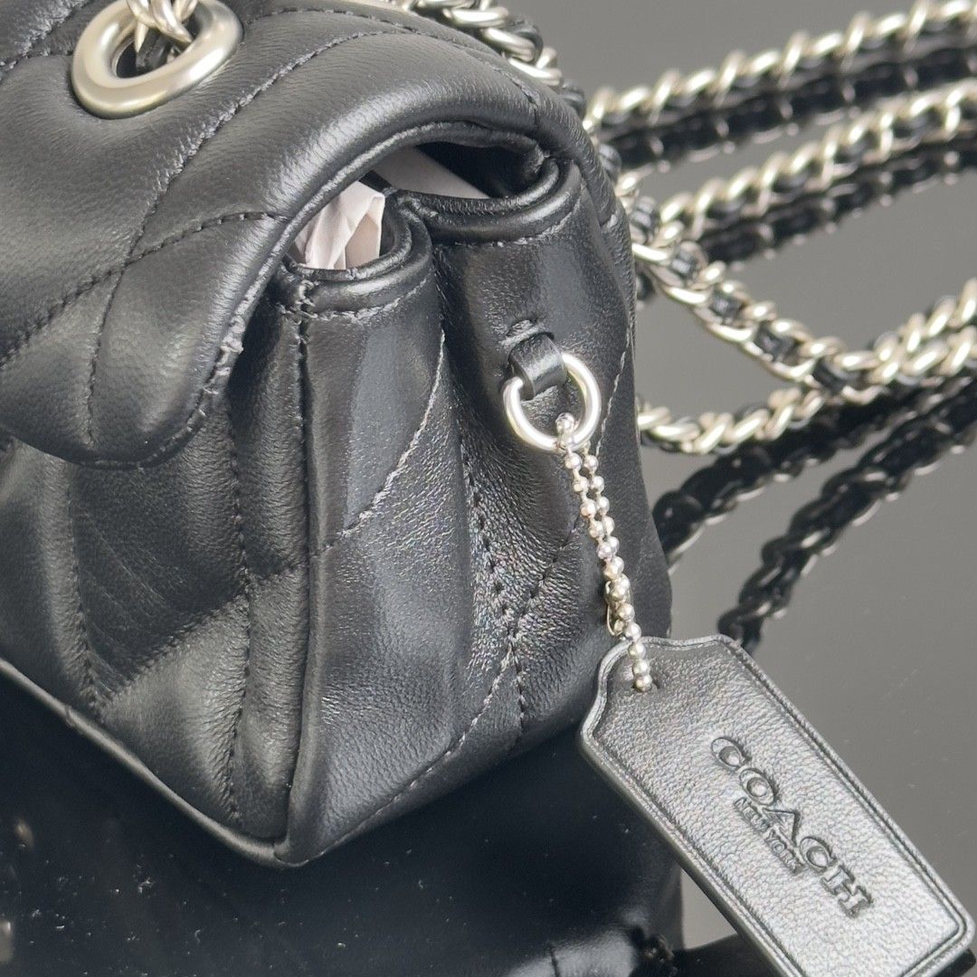Coach quilted tabby 26 (Category: Shoulder Bags) located in Kluang. Submitted by femme_2121 (Listing ID 1448496219, Image 3). Description: Welcome to Femme 21! 🍀 Registered SSM company 🍀 original items directly fron manufacturer 🍀 come with original packaging, dustbag and paperbag 🍀 all real pics 🍀 ships in 14days 🍀 Measurements: 26/14/8cm 🪄Buying notes 📍Might occur minor flaw issues.Encourage to buy from store if you need perfect items. 