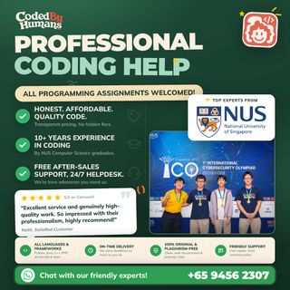 ASSIGNMENT AND CODING HELP Collection item 1