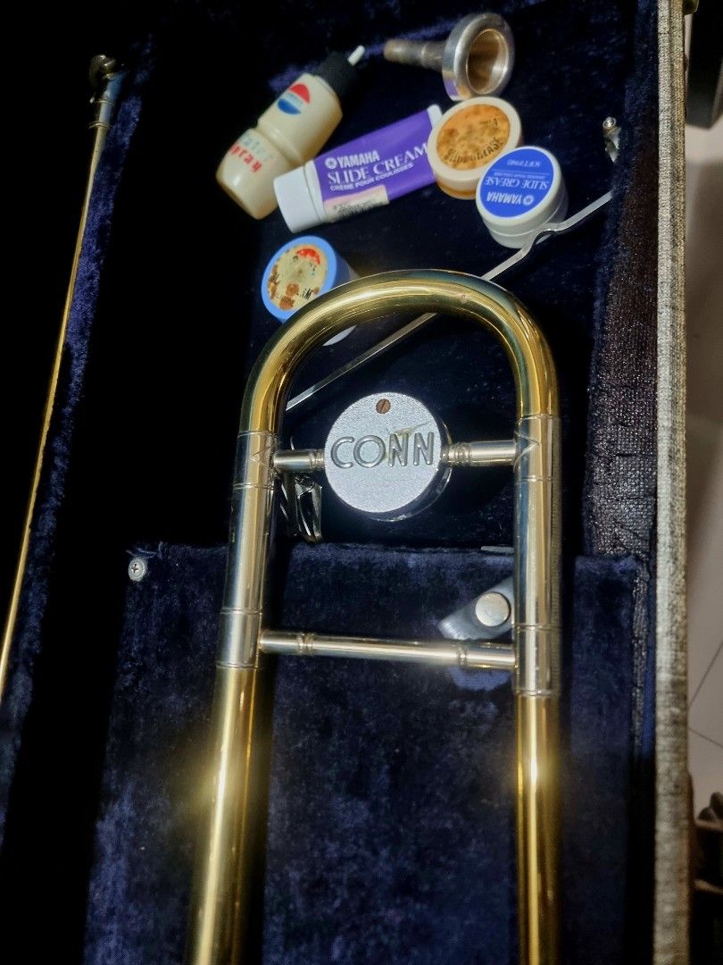 Conn 6h trombone Made in usa (Category: Musical Instruments) located in Binan City. Submitted by jamrock.music (Listing ID 1448533904, Image 2). Description: "JAMROCK MUSIC STORE" JAPAN MUSICAL INSTRUMENTS location📍ST FRANCIS 7 SAN ANTONIO BIÑAN LAGUNA 📌pin@waze/googlemap JAMROCK Music store st paul project 4 biñan laguna the shop is closed by appointment for pick up only.please let us know if you are coming..