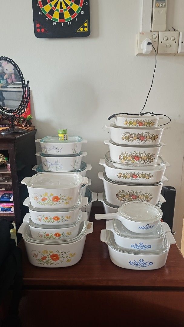 CorningWare Casserole Dishes with Lids - Various Patterns504813770548848643